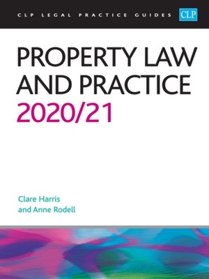 cover image of Property Law and Practice 2020/2021